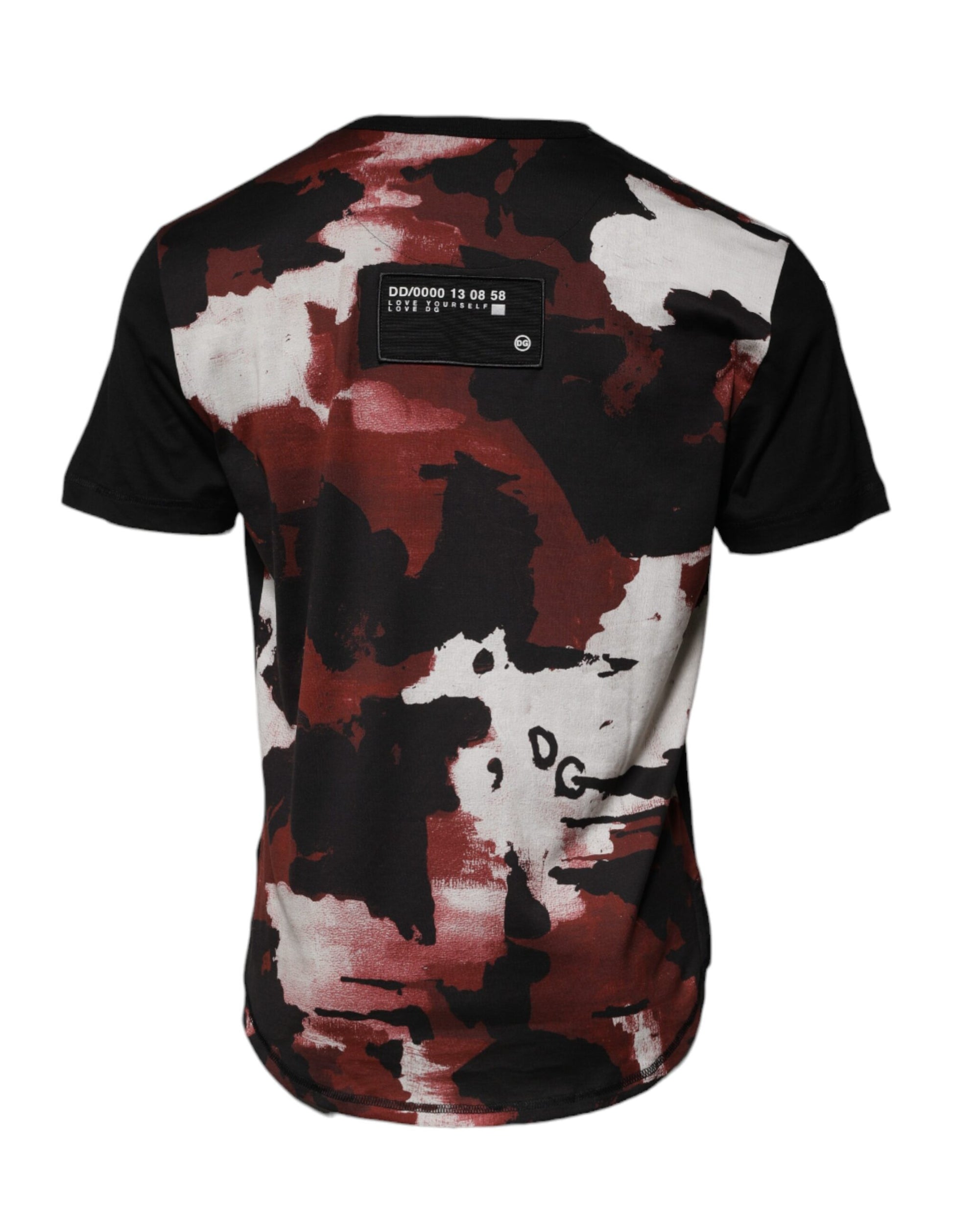 Dolce & Gabbana Multicolor Camouflage Crew Neck T-shirt Dolce & Gabbana