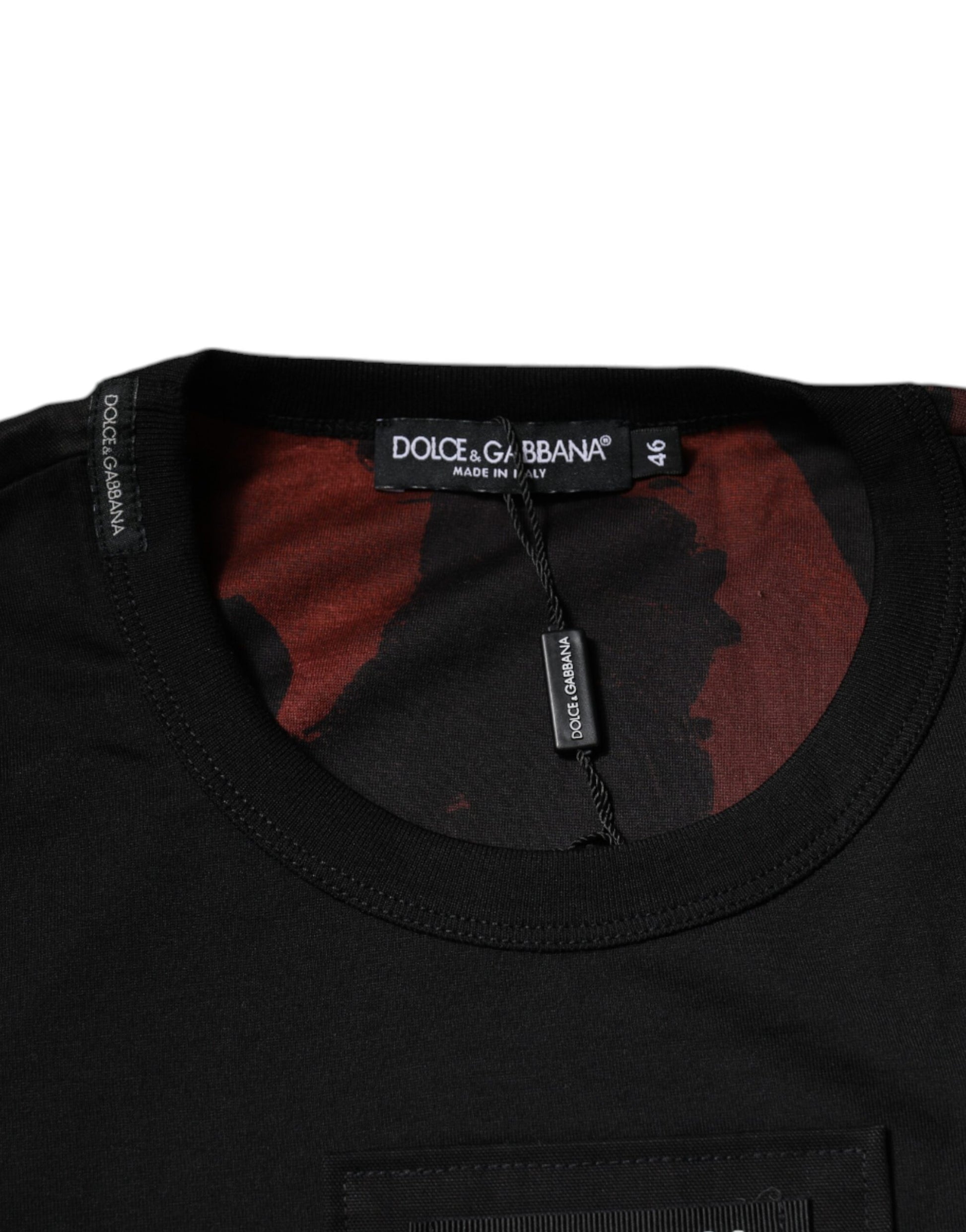 Dolce & Gabbana Multicolor Camouflage Crew Neck T-shirt Dolce & Gabbana