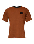 Dolce & Gabbana Brown DG Logo Polyester Crew Neck T-shirt - Eljoys Fashion 