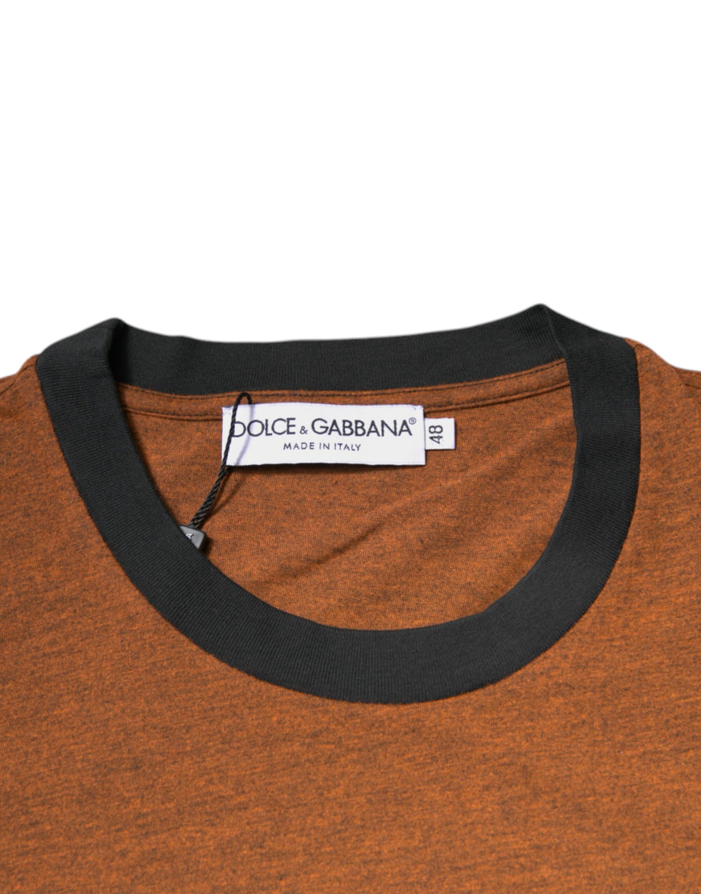 Dolce & Gabbana Brown DG Logo Polyester Crew Neck T-shirt - Eljoys Fashion 