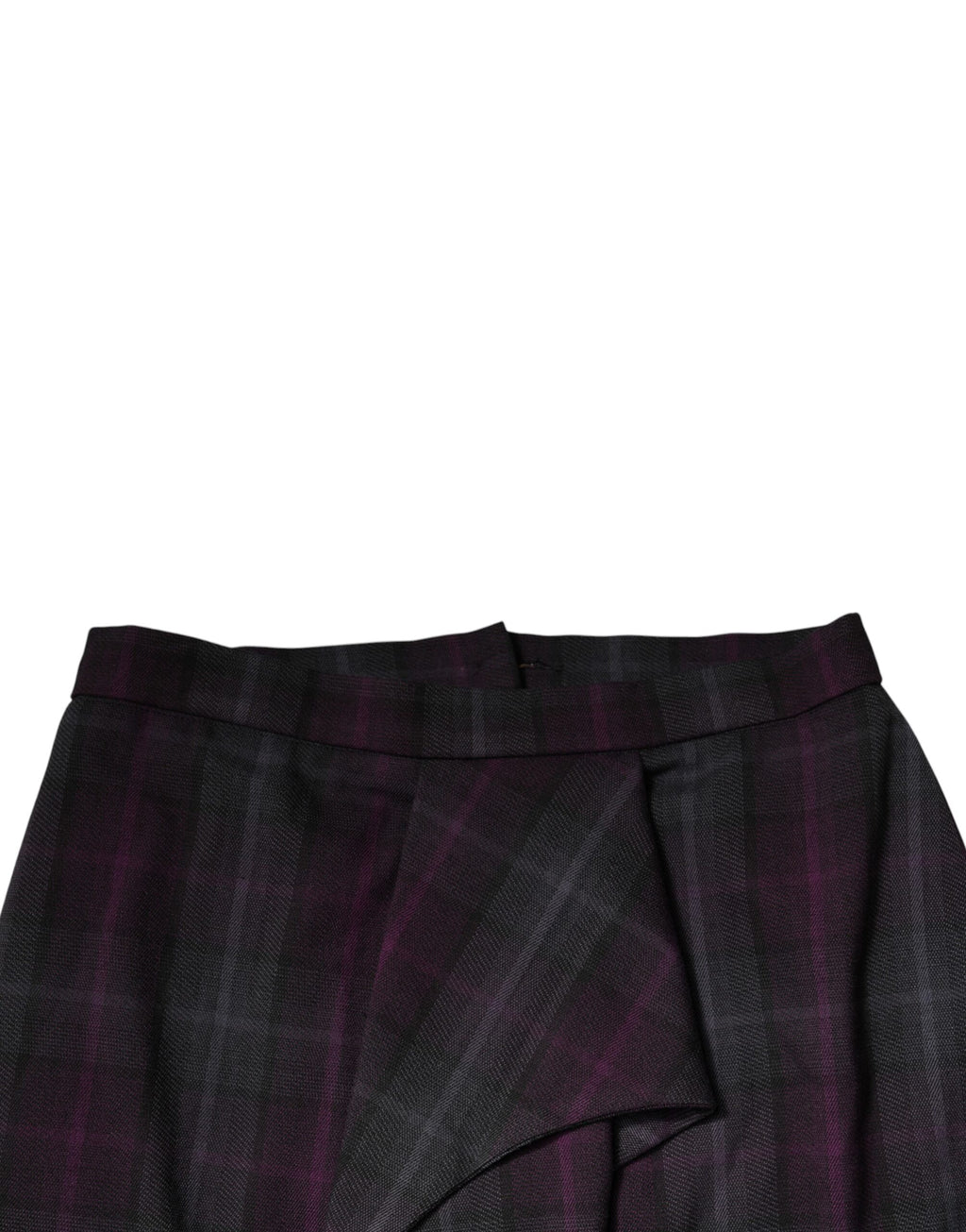 BENCIVENGA Multicolor Checkered Ruffle High Waist Mini Skirt - Eljoys Fashion 