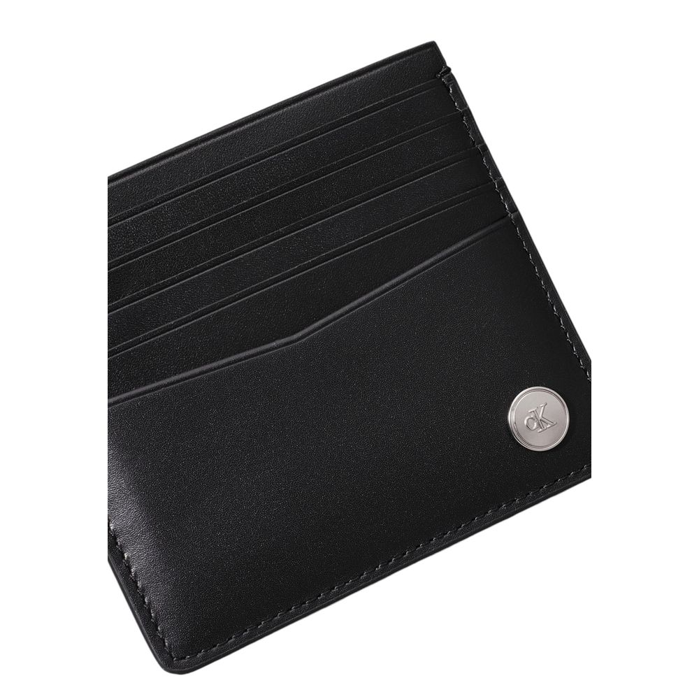 Calvin Klein Jeans Black Leather Wallet Calvin Klein Jeans