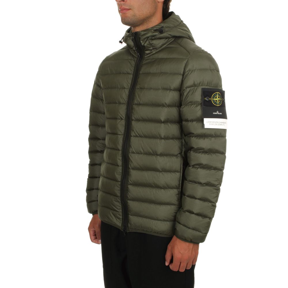 Stone Island Green Nylon Jacket Stone Island