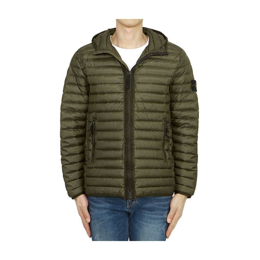 Stone Island Green Nylon Jacket Stone Island