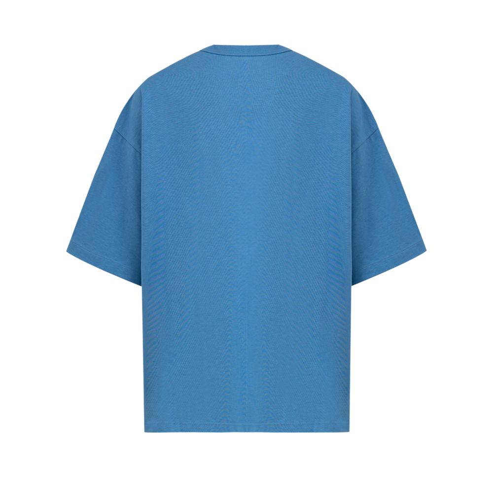 Bottega Veneta Blue Cotton T-Shirt Bottega Veneta