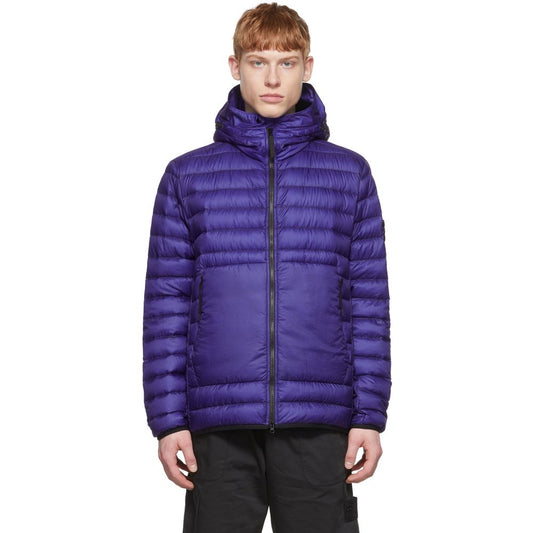 Stone Island Purple Nylon Jacket Stone Island