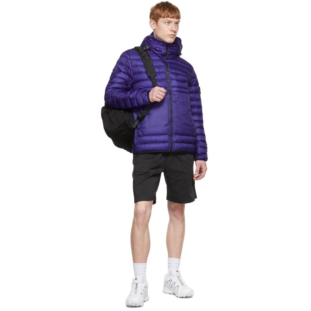 Stone Island Purple Nylon Jacket Stone Island