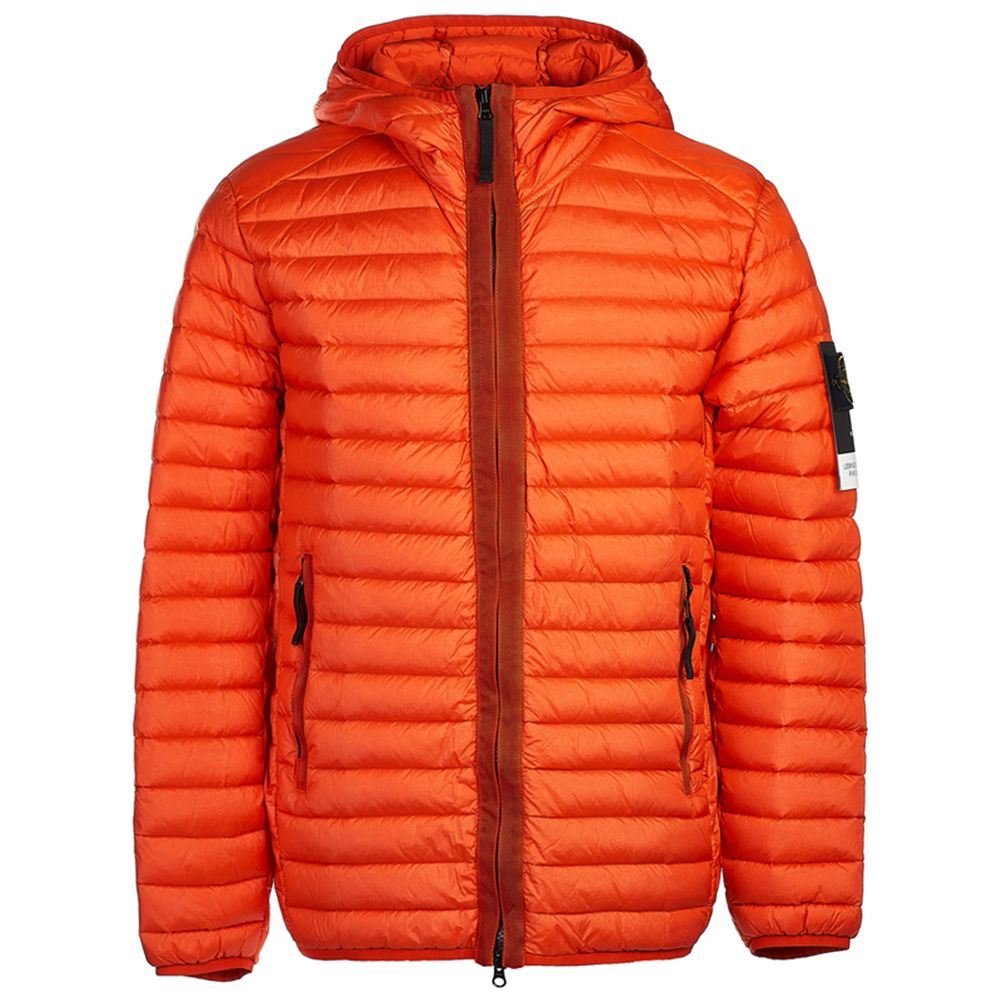 Stone Island Orange Nylon Jacket Stone Island