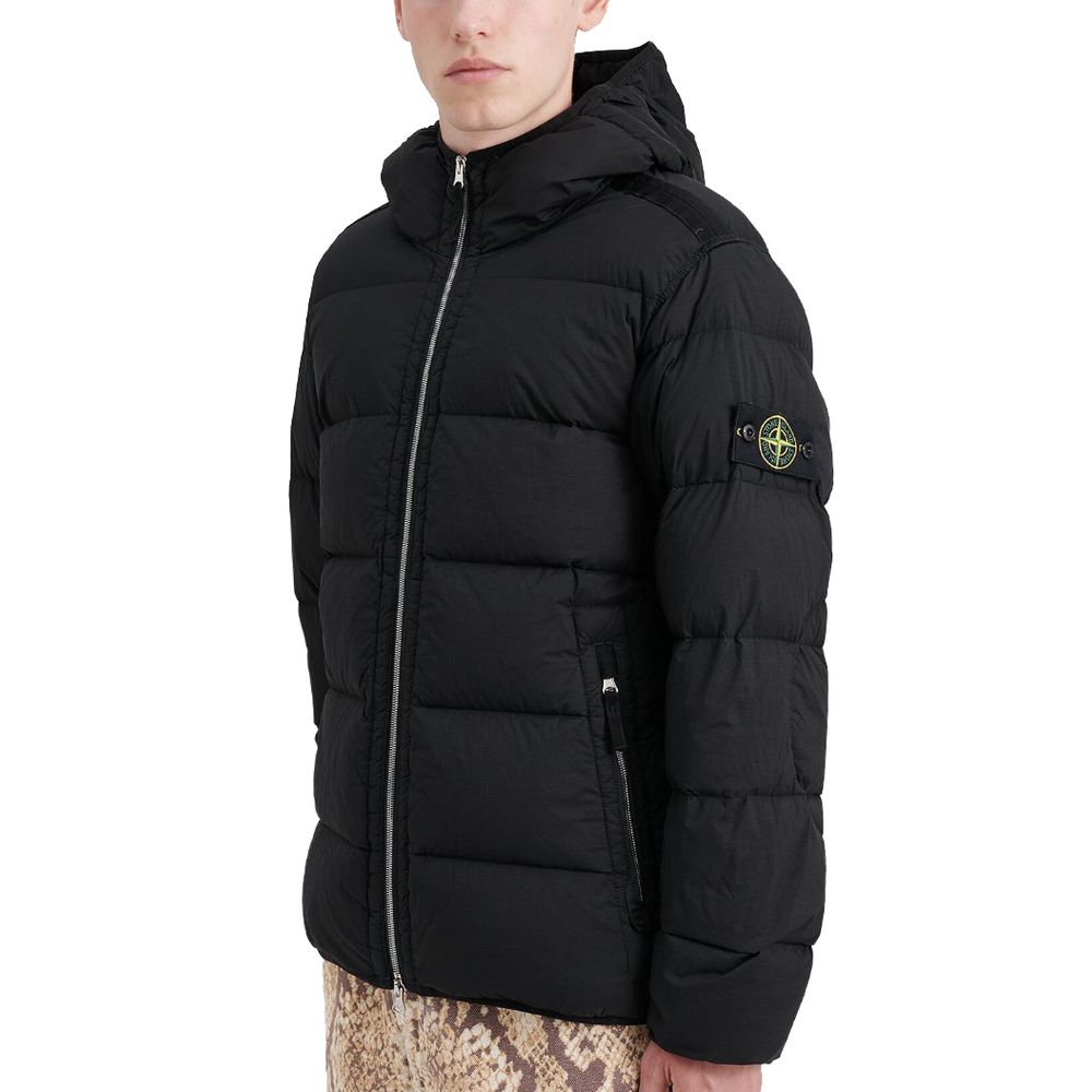 Stone Island Black Nylon Jacket Stone Island