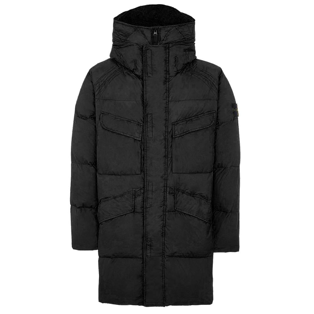 Stone Island Black Nylon Jacket Stone Island