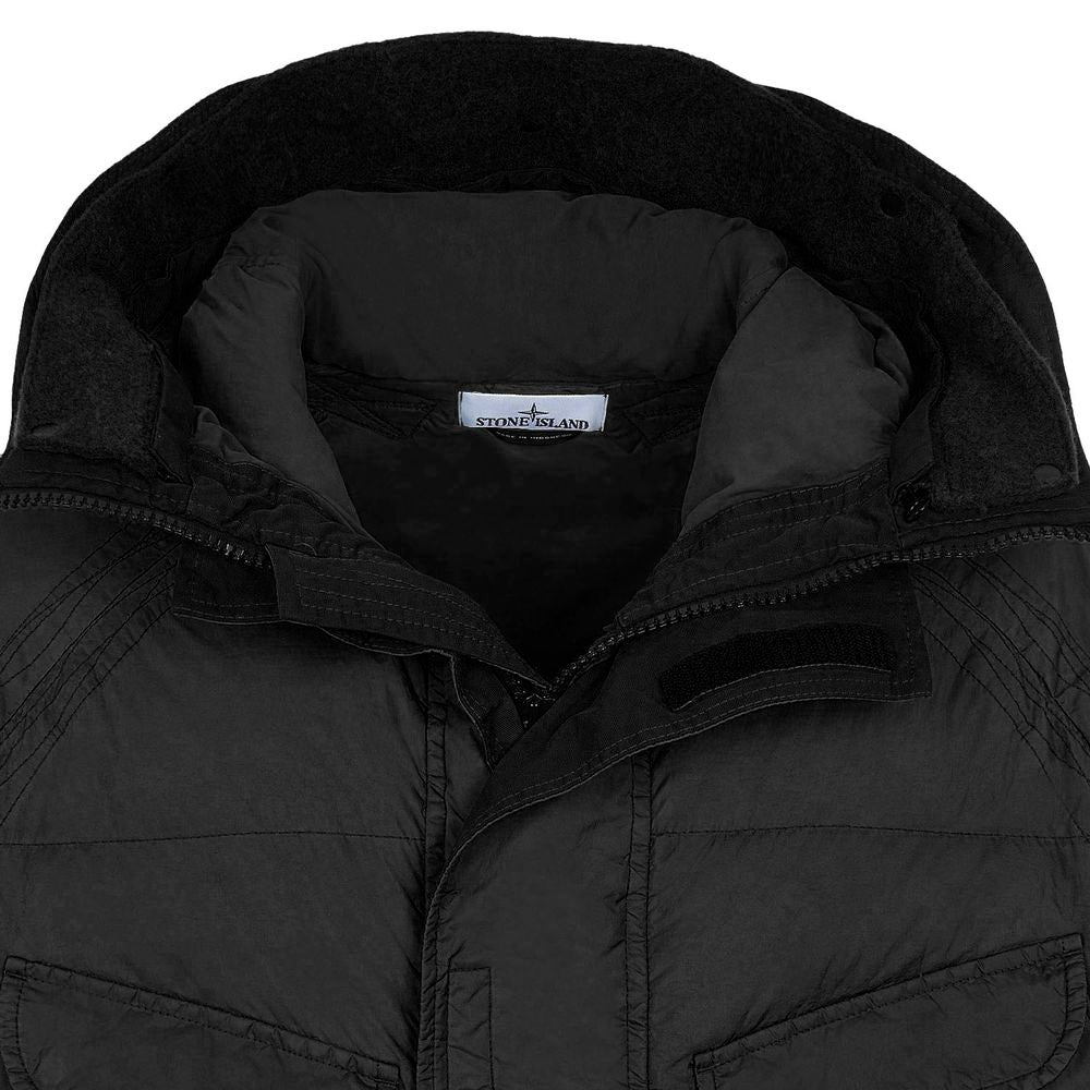 Stone Island Black Nylon Jacket Stone Island