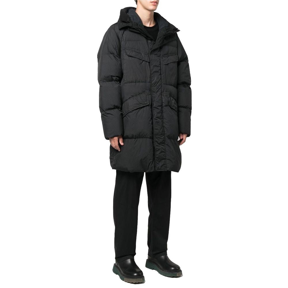 Stone Island Black Nylon Jacket Stone Island