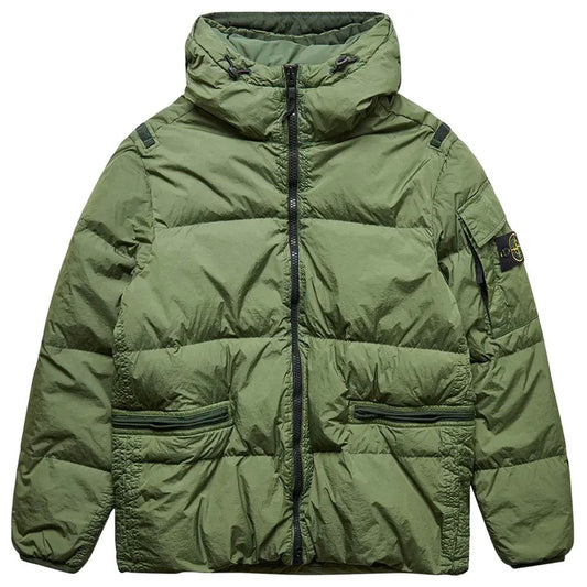 Stone Island Green Nylon Men Jacket Stone Island