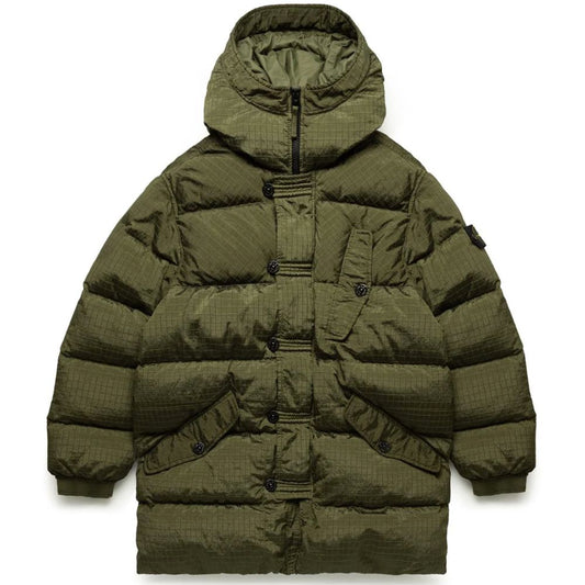 Stone Island Green Nylon Jacket Stone Island