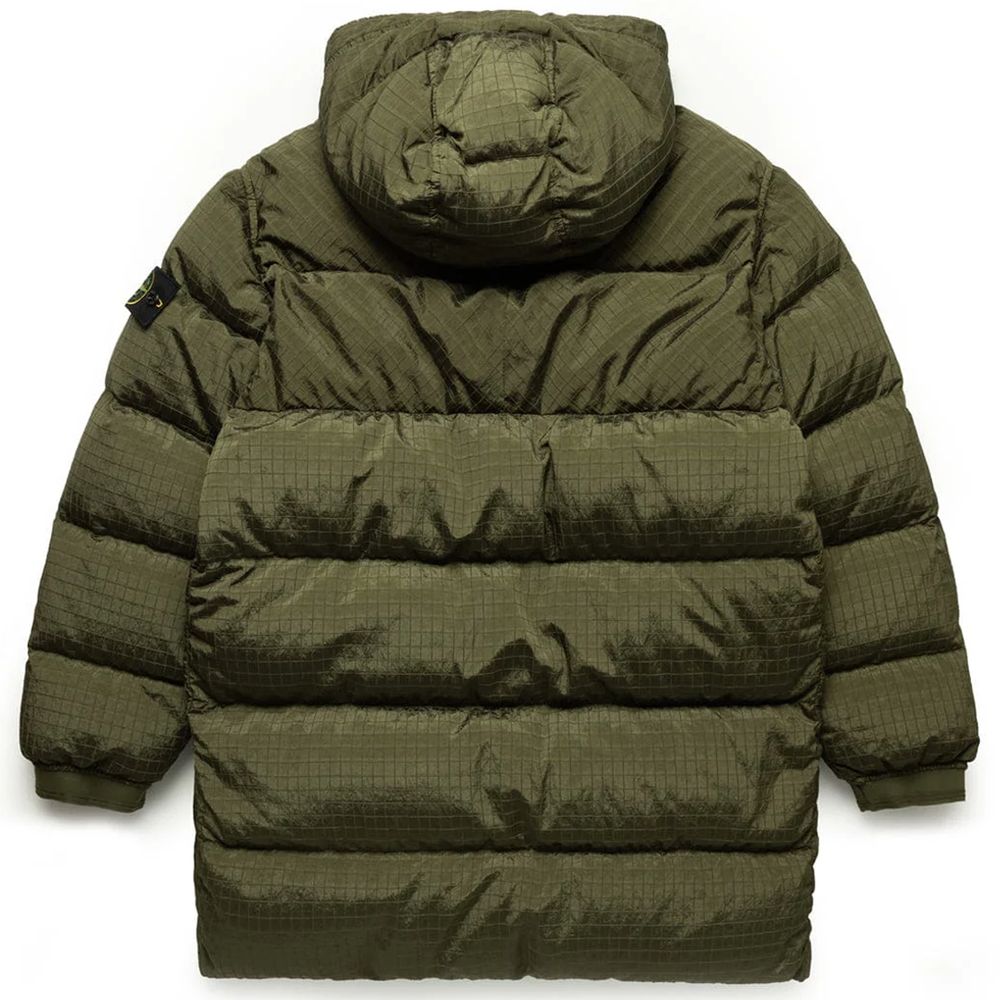 Stone Island Green Nylon Jacket Stone Island