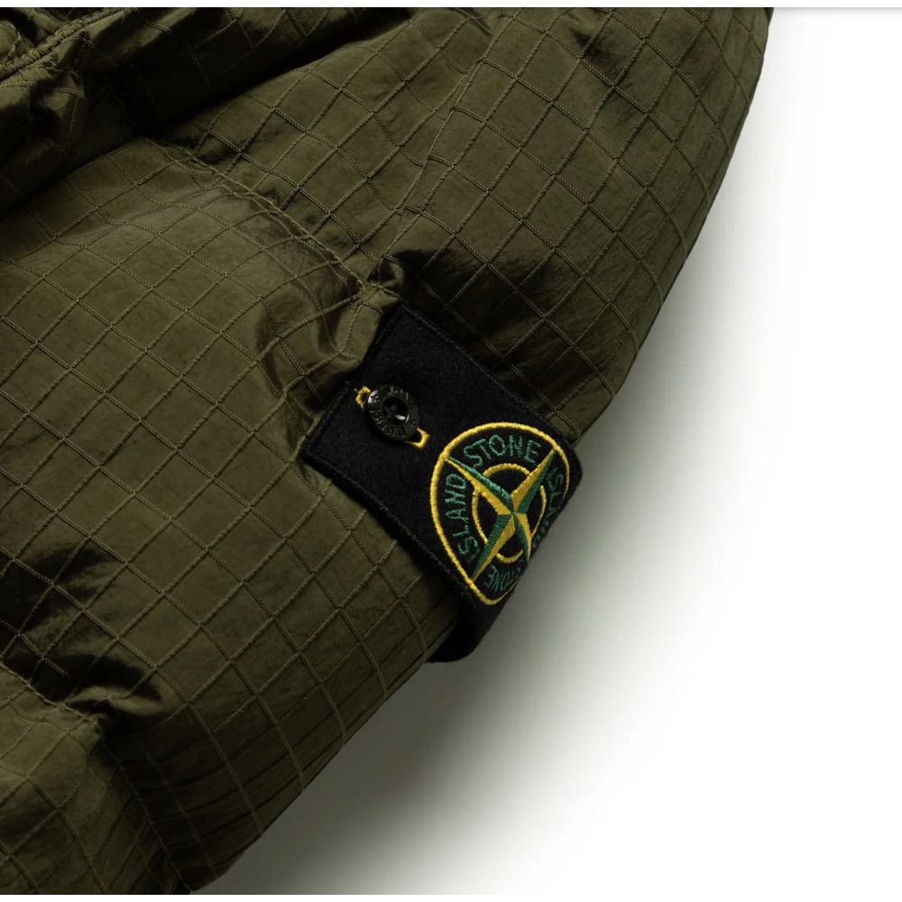 Stone Island Green Nylon Jacket Stone Island