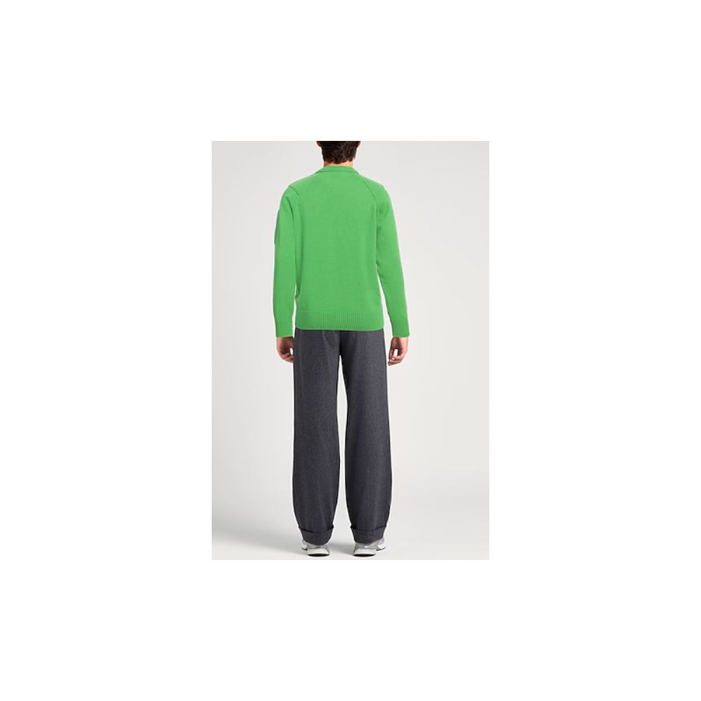 C.P. Company White Wool Men Cardigan C.P. Company