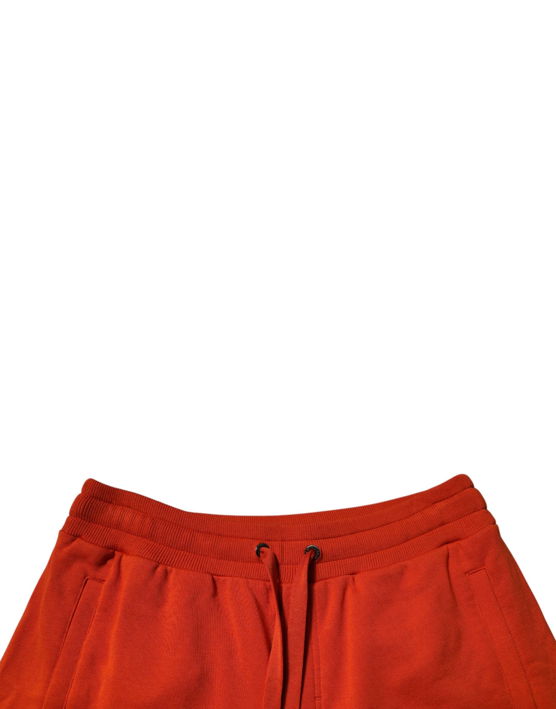 Dolce & Gabbana Red Cotton Blend Mid Waist Men Bermuda Shorts Dolce & Gabbana