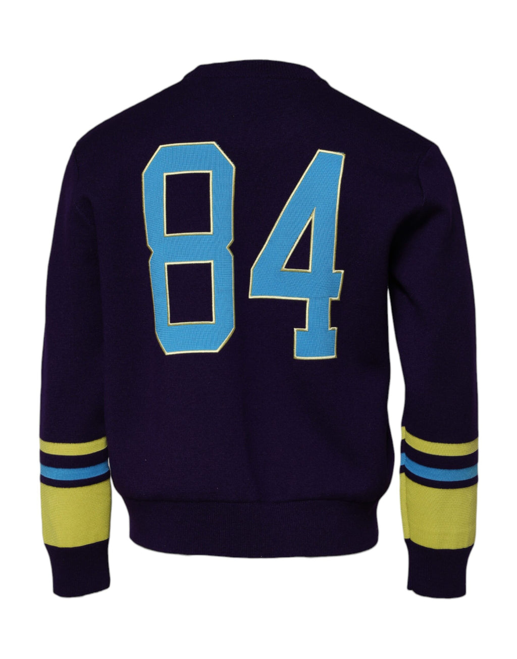 Dolce & Gabbana Blue 1984 Milano CrewNeck Sweatshirt Sweater - Eljoys Fashion 