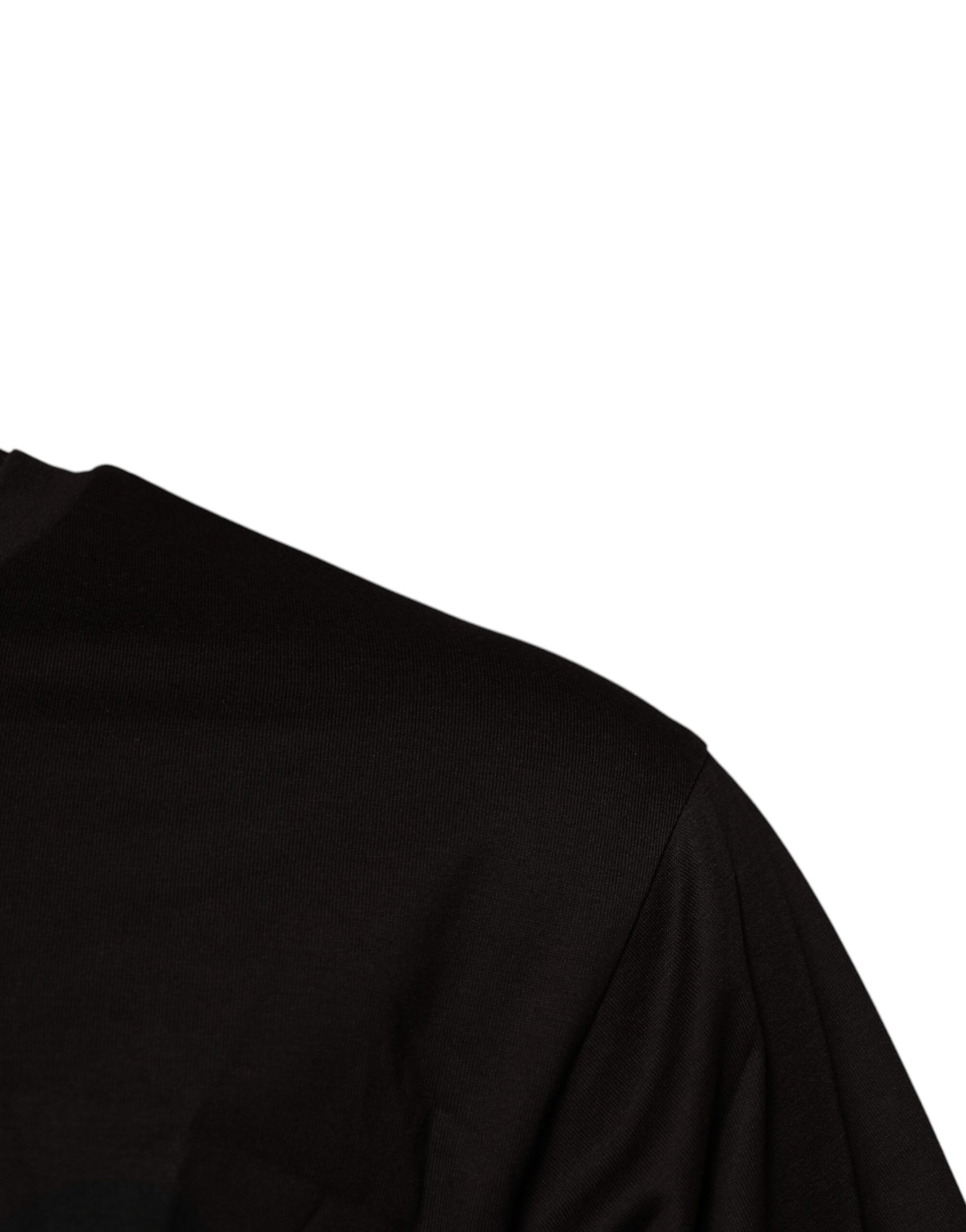 Dolce & Gabbana Dark Brown Logo Cotton Crew Neck T-shirt Dolce & Gabbana