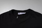 Dolce & Gabbana Black DG Logo Cotton Crew Neck T-shirt - Eljoys Fashion 