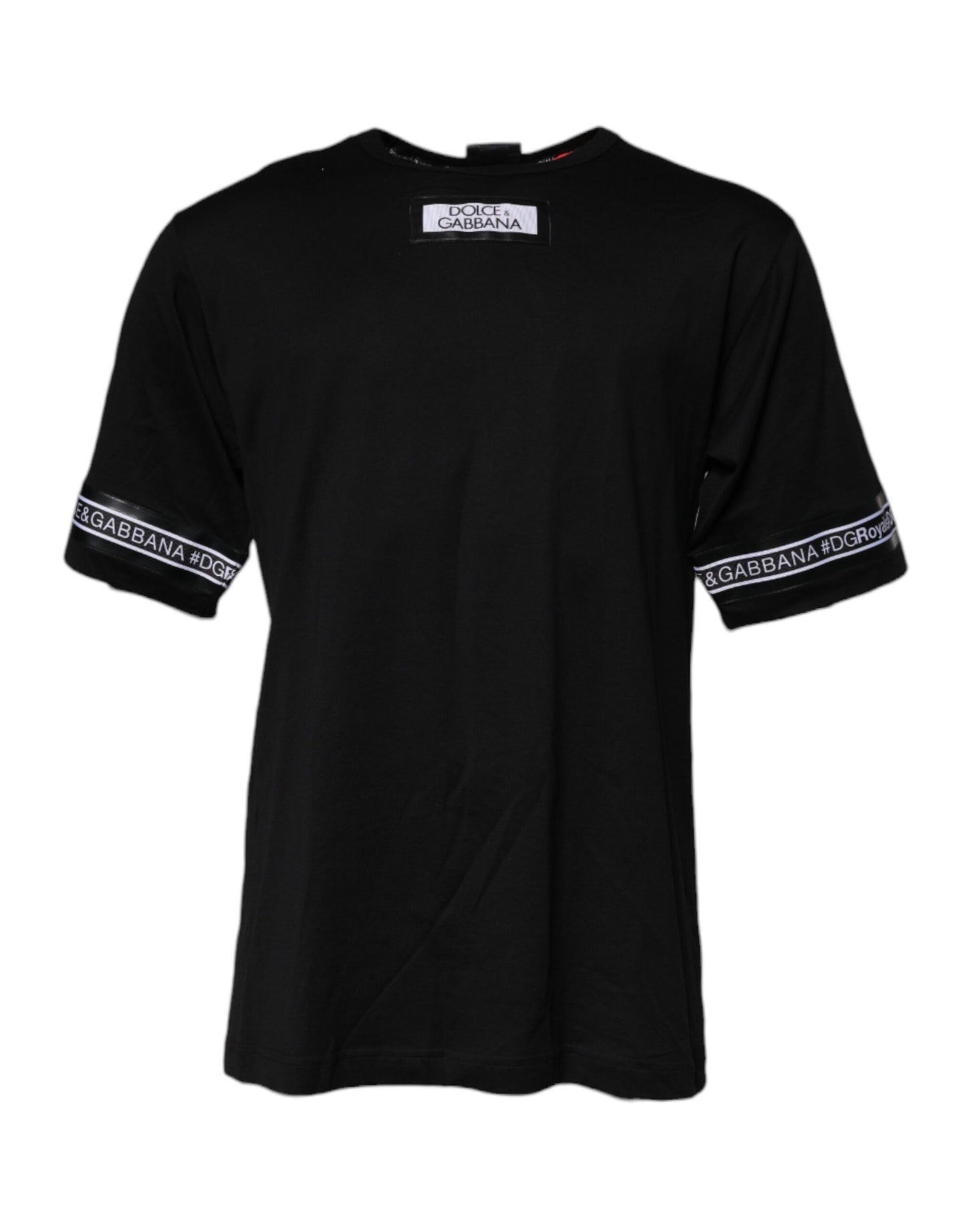 Dolce & Gabbana Black #DGMILLENNIALS Cotton Crew Neck T-shirt Dolce & Gabbana