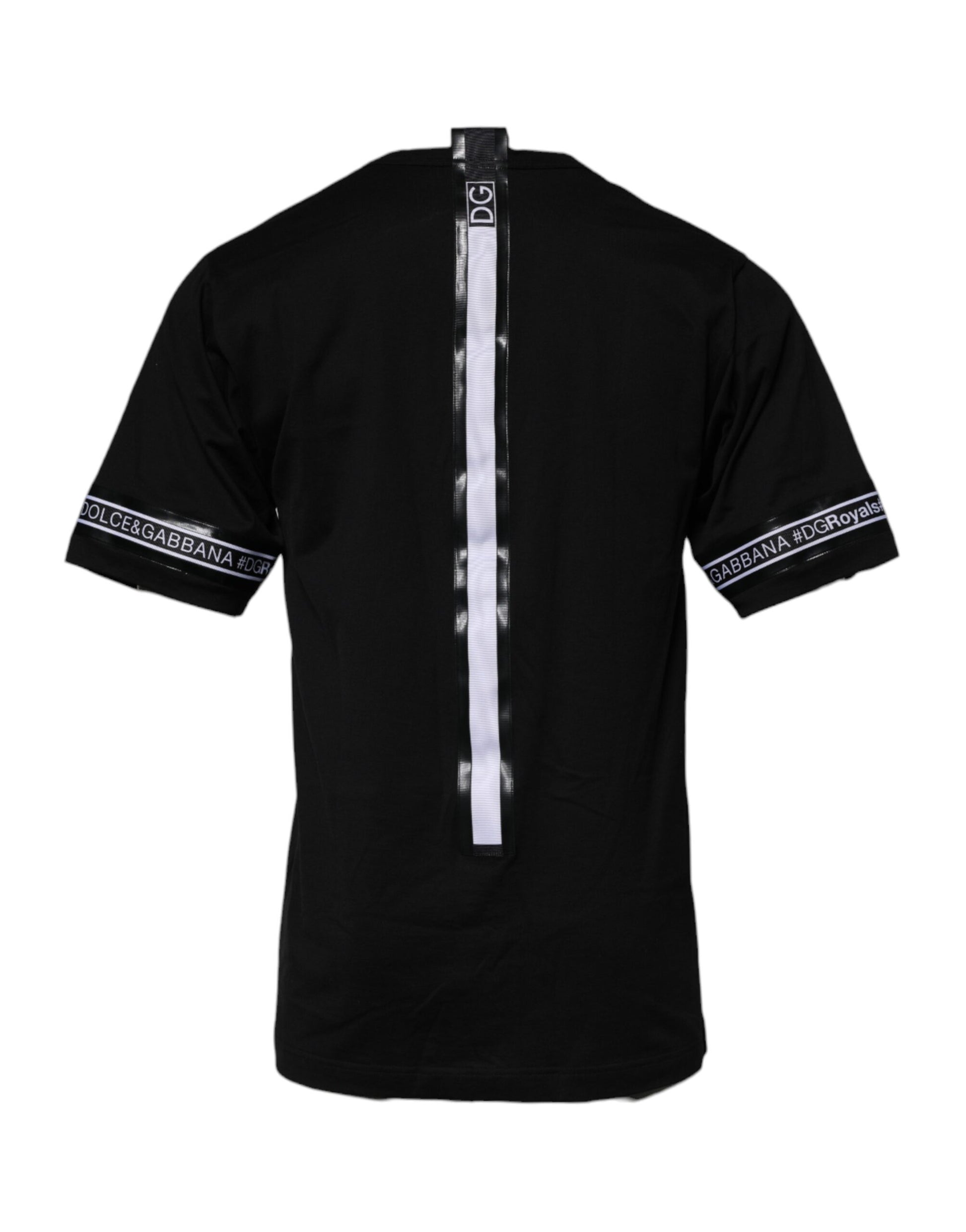 Dolce & Gabbana Black #DGMILLENNIALS Cotton Crew Neck T-shirt Dolce & Gabbana