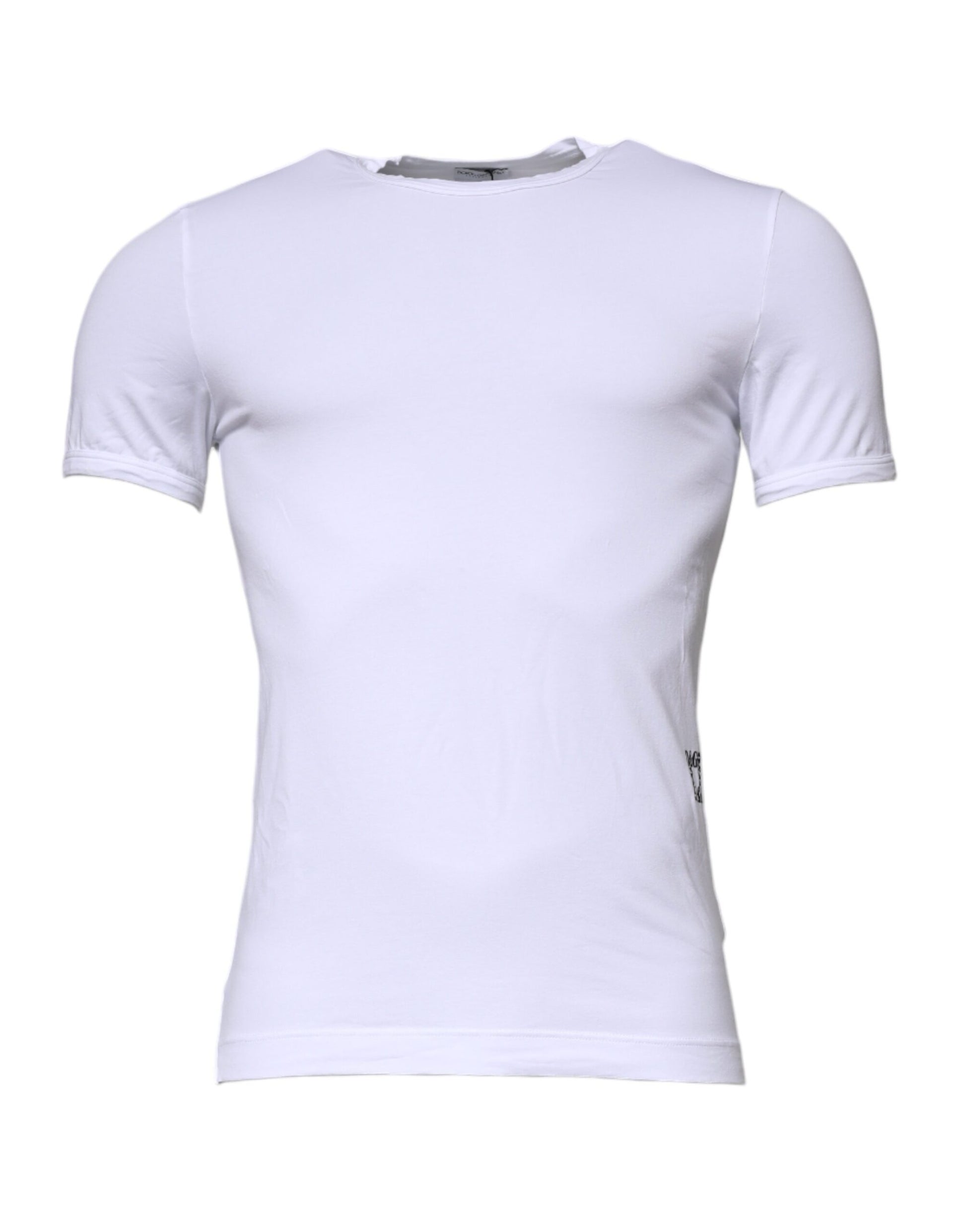 Dolce & Gabbana White Cotton Stretch Crewneck Underwear T-shirt Dolce & Gabbana
