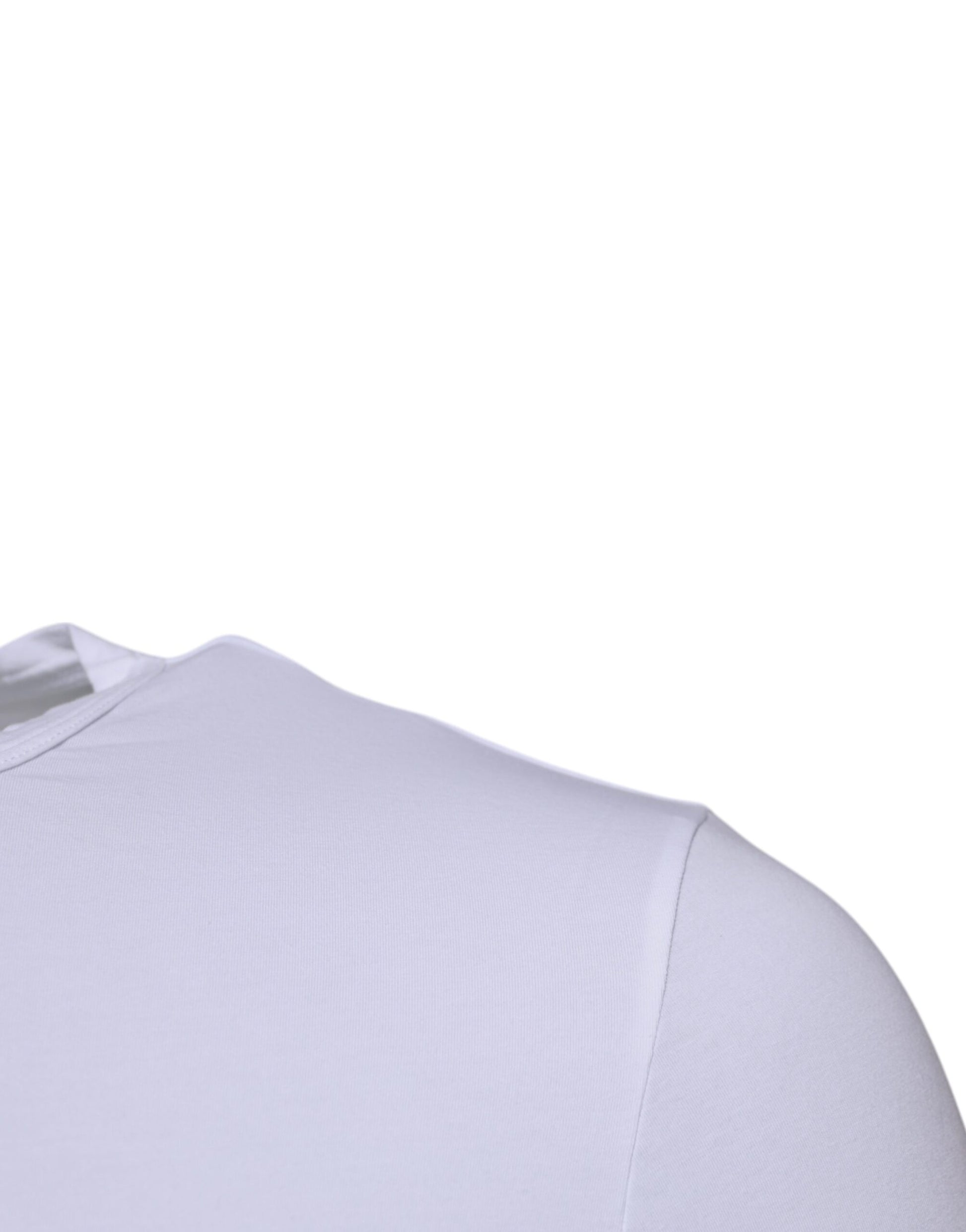 Dolce & Gabbana White Cotton Stretch Crewneck Underwear T-shirt Dolce & Gabbana