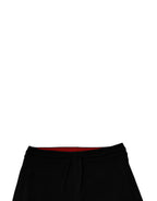 Dolce & Gabbana Black Wool Mid Waist Jogger Sweatpants Pants - Eljoys Fashion 
