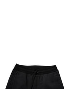 Dolce & Gabbana Black Polyester Men Jogger Sweatpants Pants - Eljoys Fashion 