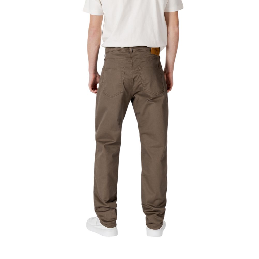 Calvin Klein Jeans Green Cotton Pant Calvin Klein Jeans