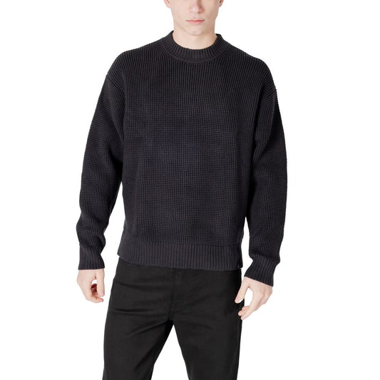 Calvin Klein Jeans Black Organic Cotton Sweater Calvin Klein Jeans