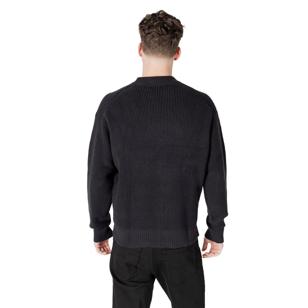 Calvin Klein Jeans Black Organic Cotton Sweater Calvin Klein Jeans