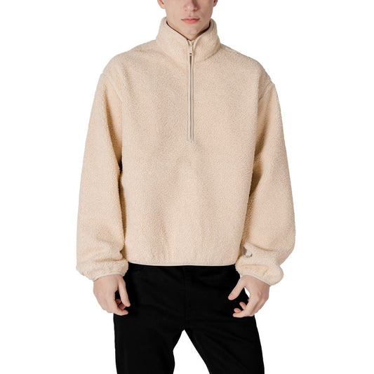 Calvin Klein Jeans Cream Recycled Polyester Jackets & Coat Calvin Klein Jeans