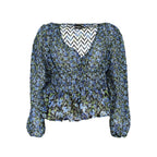 Desigual Blue Polyester Shirt Desigual