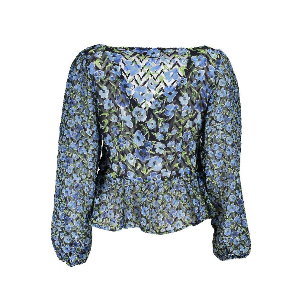 Desigual Blue Polyester Shirt Desigual