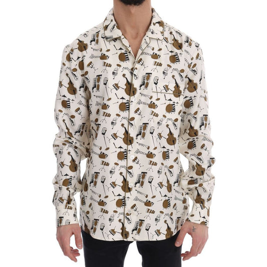 Dolce & Gabbana Multicolor Silk Shirt Dolce & Gabbana