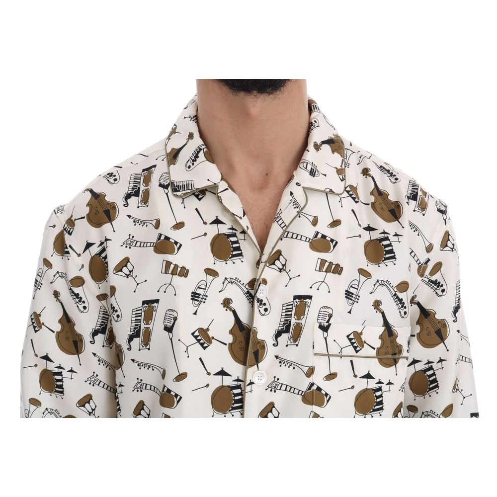 Dolce & Gabbana Multicolor Silk Shirt Dolce & Gabbana