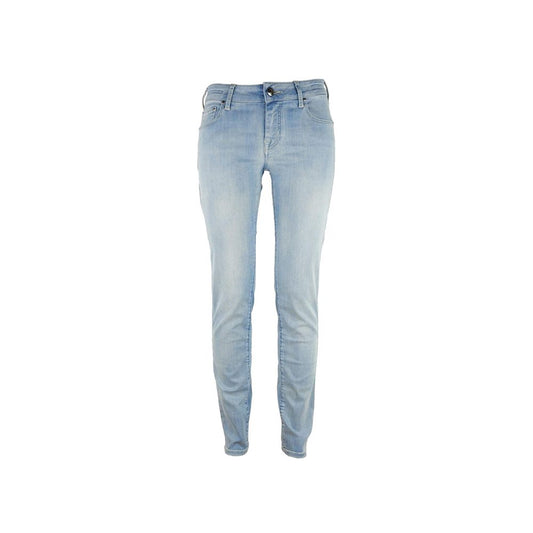 Jacob Cohen Blue Cotton Jeans & Pant Jacob Cohen