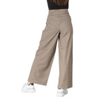 Only Beige Elastane Casual Pants Only