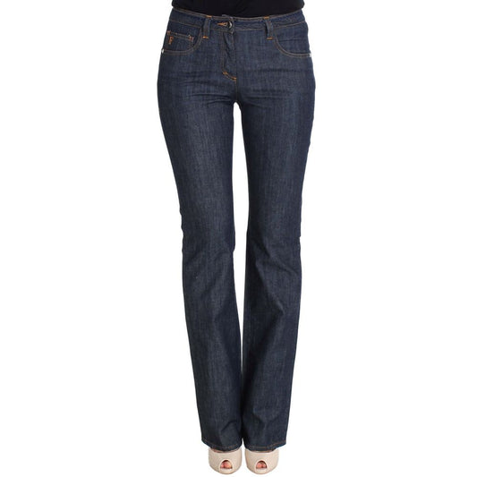 Ferre Blue Cotton Jeans & Pant Ferre