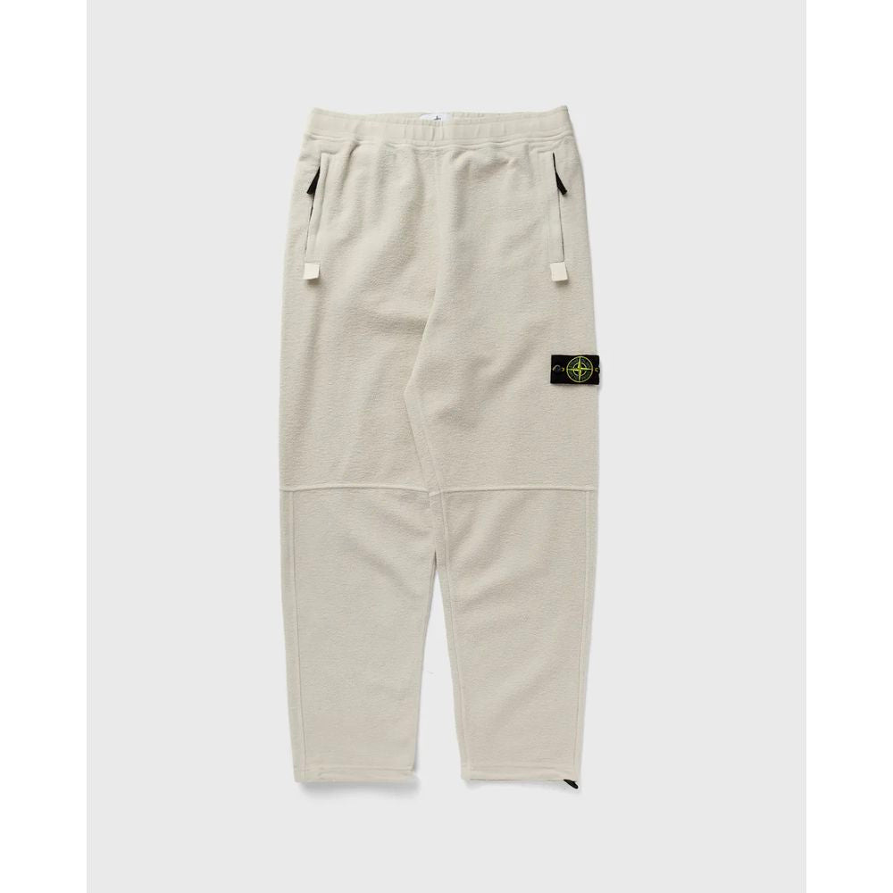 Stone Island White Cotton Jeans & Pant Stone Island