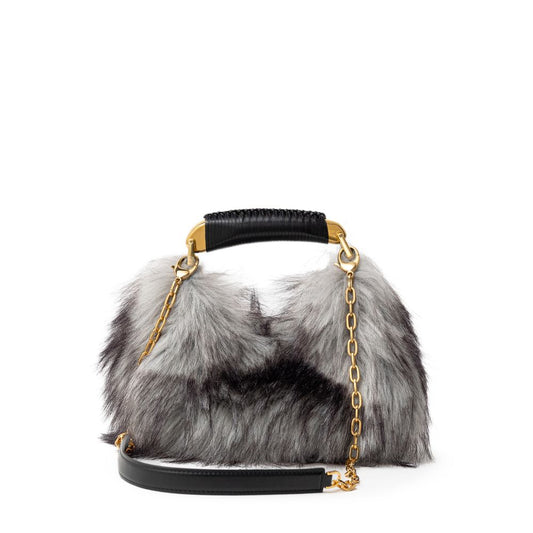 Tom Ford Gray Leather Handbag Tom Ford