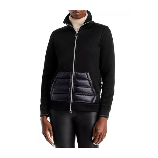 Herno Black Viscose Jackets & Coat Herno