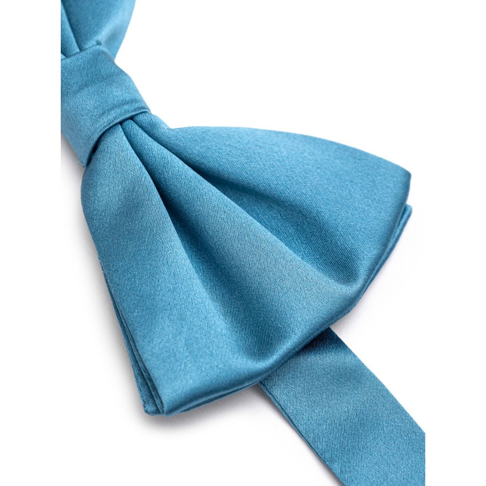 Dolce & Gabbana Blue Silk Bowty Dolce & Gabbana