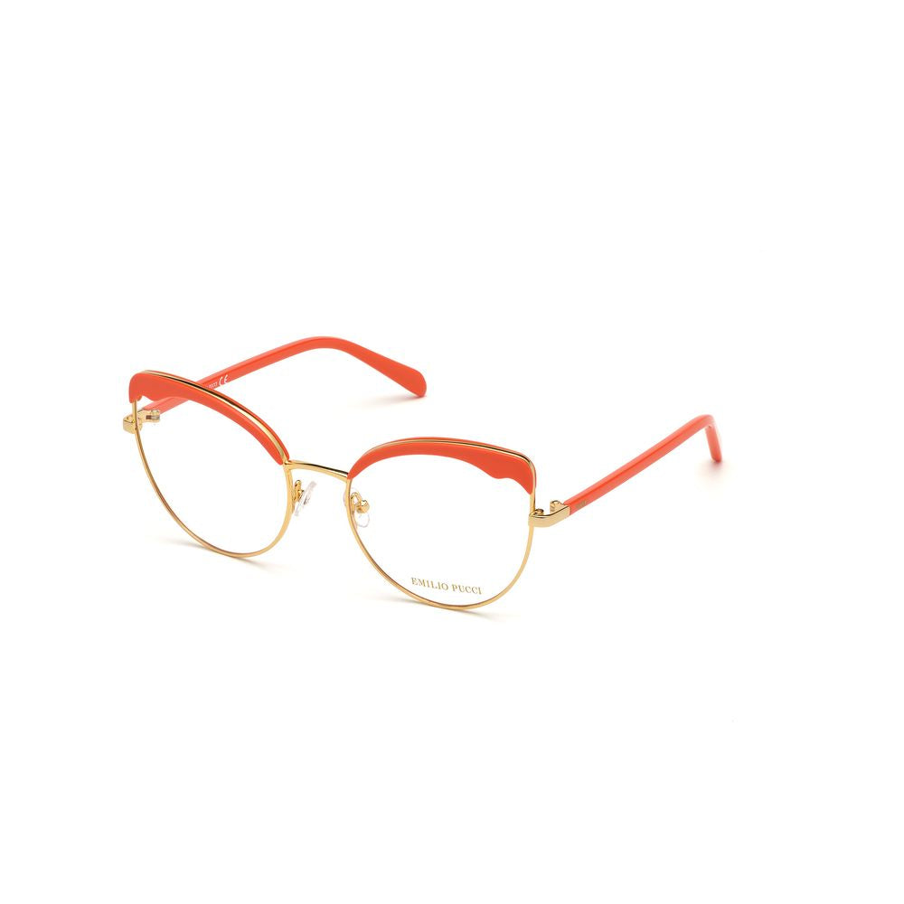 Emilio Pucci Gold Metal Frames Emilio Pucci