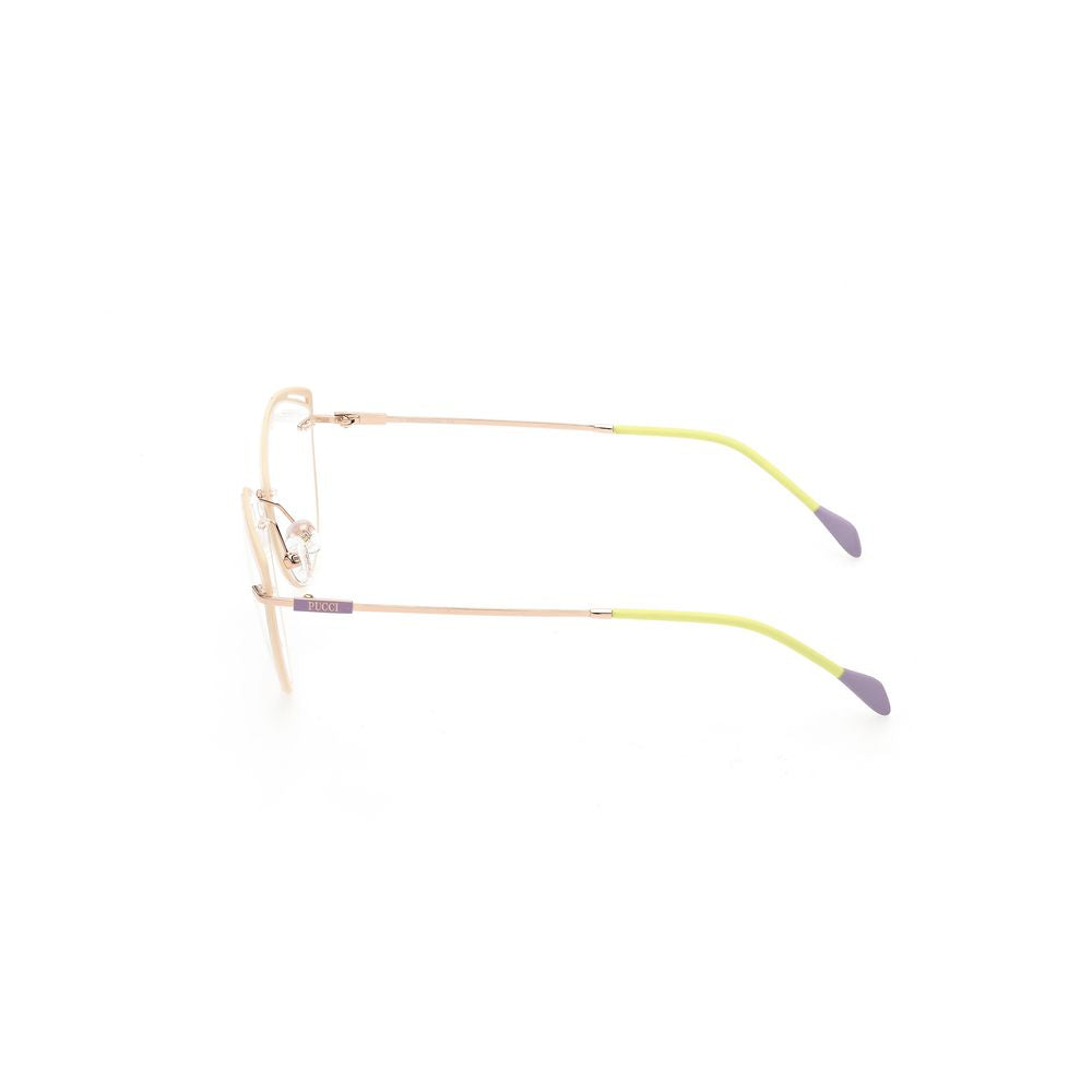 Emilio Pucci Gray Metal Glasses Frames