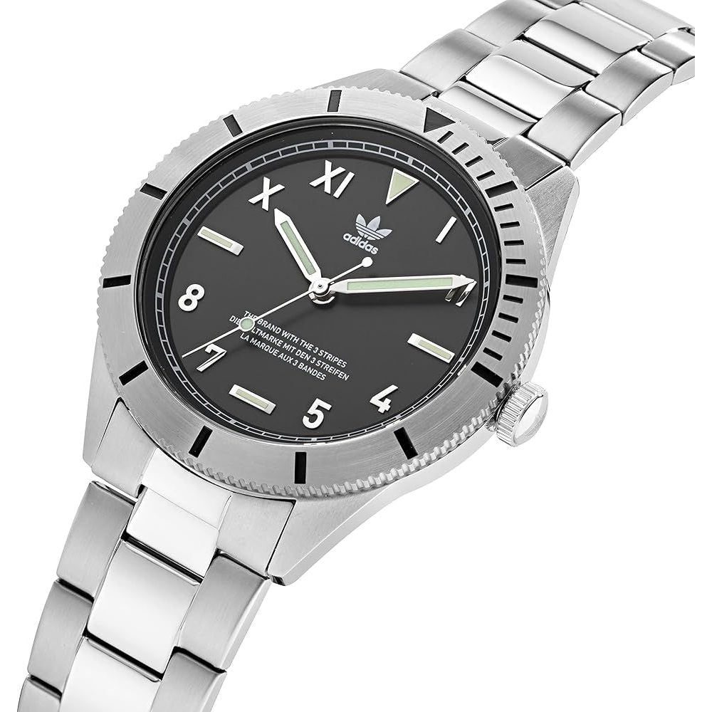 Adidas Gray Stainless Steel Watch Adidas