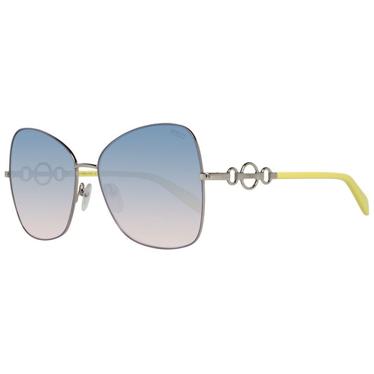Emilio Pucci Gray Metal Sunglasses Emilio Pucci